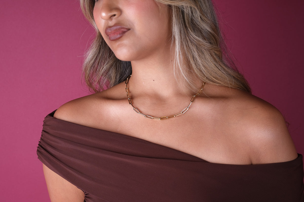 10K Gold Paperclip Chain