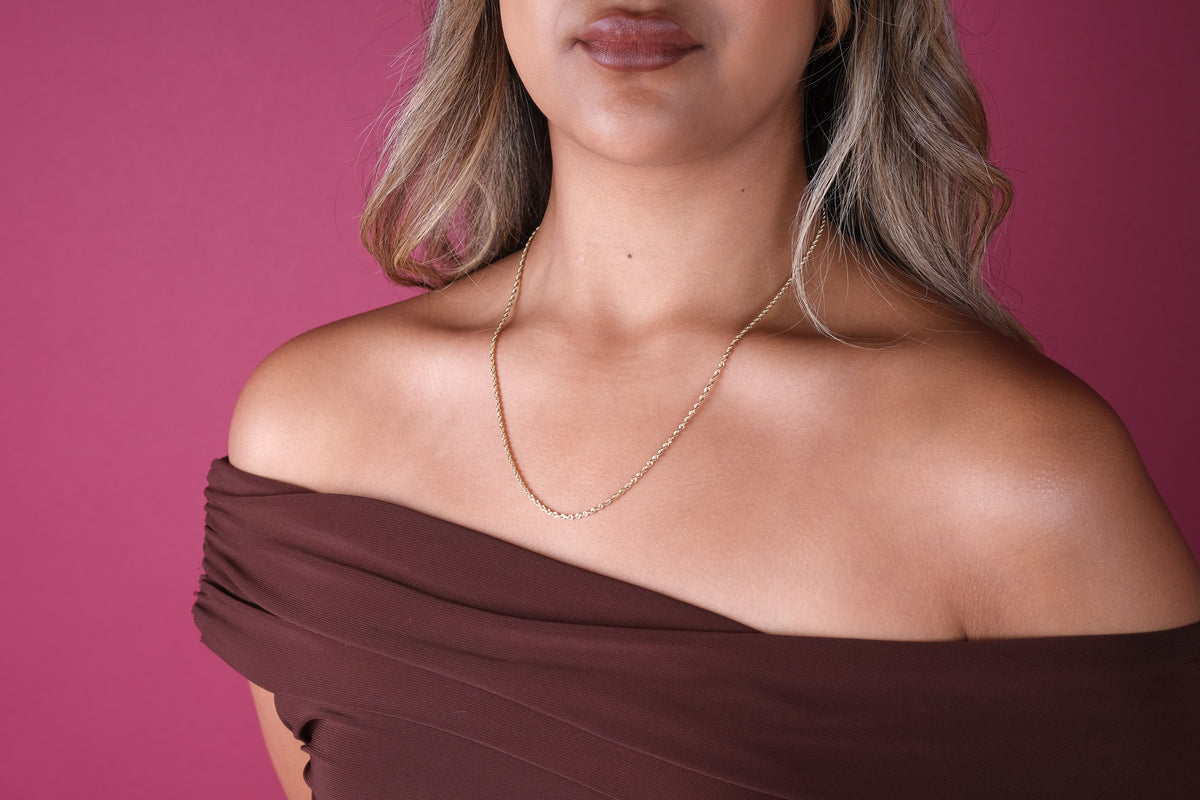 10K Gold Solid Rope Chain