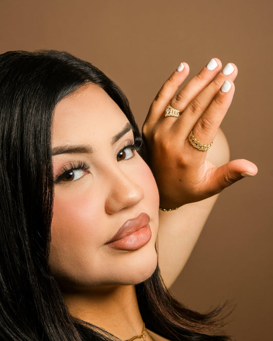 14K Gold Princess Crown Ring
