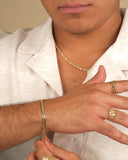 Solid Miami Cuban Chain Bracelet - 5mm