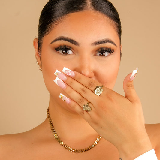 14K Gold Hello Kitty Full Body Ring