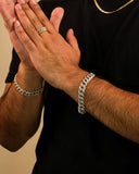 Pavé Diamond Miami Cuban Chain Bracelet – 10mm - 17.27 CTW