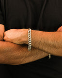 Pavé Diamond Miami Cuban Chain Bracelet – 10mm - 17.27 CTW