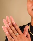 Pavé Cuban Link Ring - 7.5mm