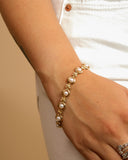 Pearl & Flower Bracelet