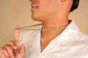 Alternating Pave Monaco Miami Cuban Chain