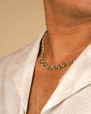 Alternating Pave Monaco Miami Cuban Chain