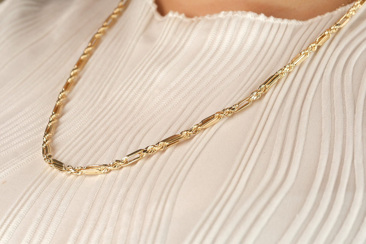 10K Gold Polished Milano Chain