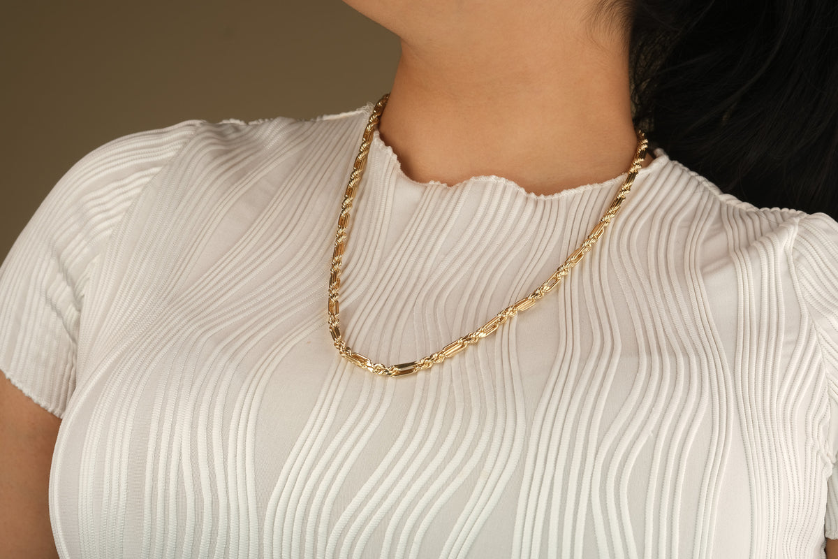 10K Gold Polished Milano Chain