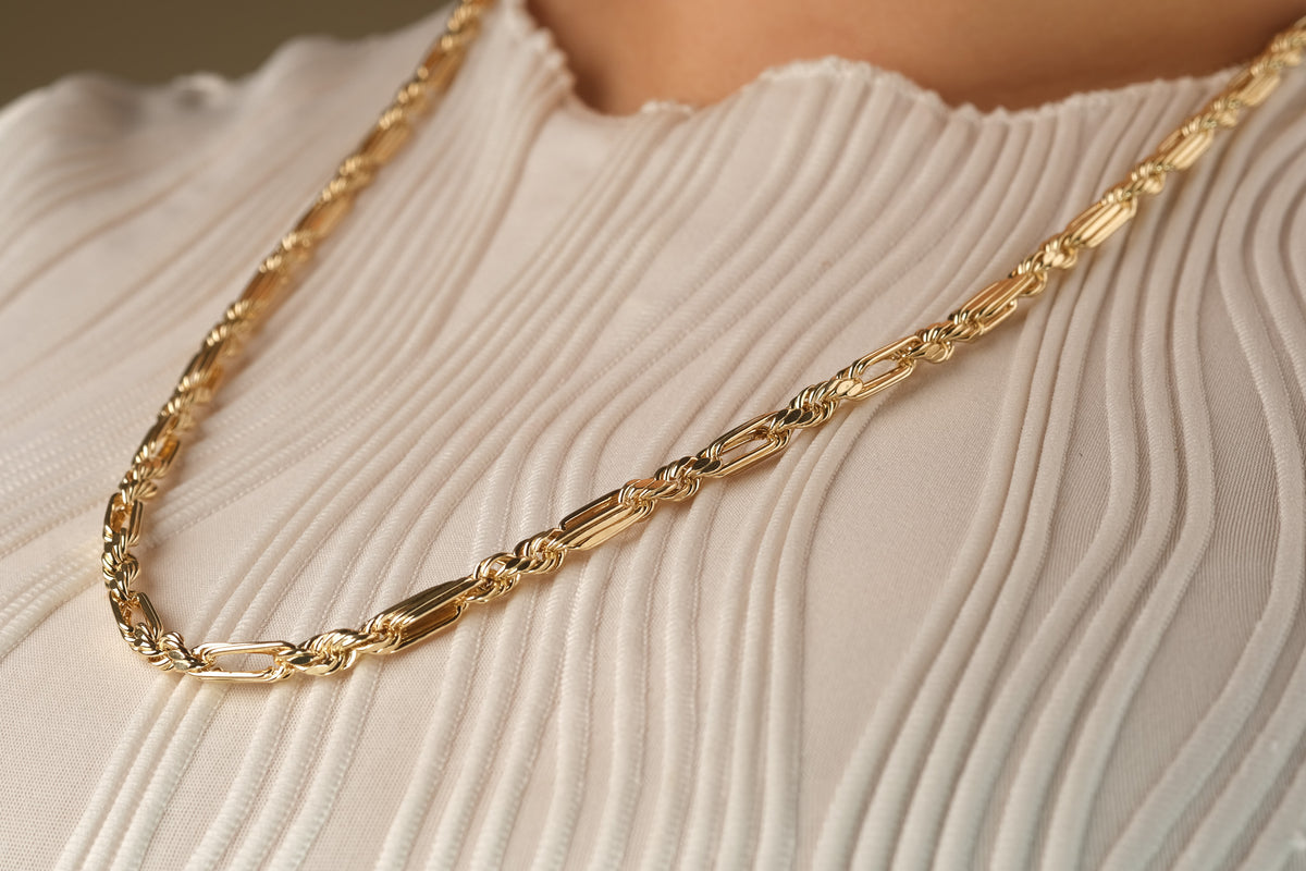10K Gold Polished Milano Chain
