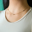Dainty Pave Cross Choker Necklace