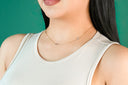 Dainty Pave Cross Choker Necklace