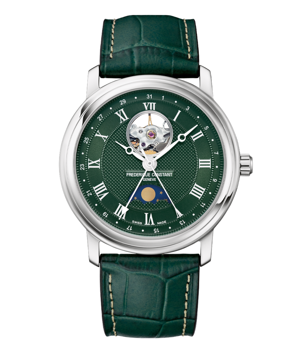Frederique Constant Classics Heart Beat Moonphase Date - FC-335MCGRW4P26