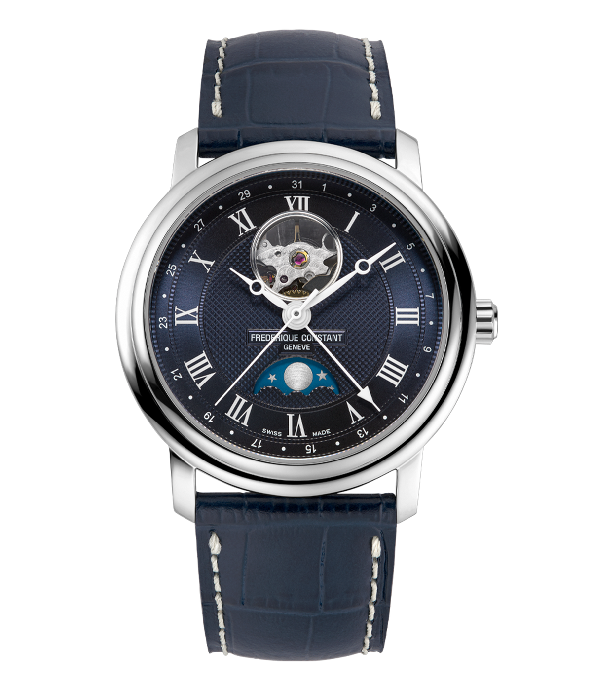Frederique Constant Classics Heart Beat Moonphase Date - FC-335MCNW4P26