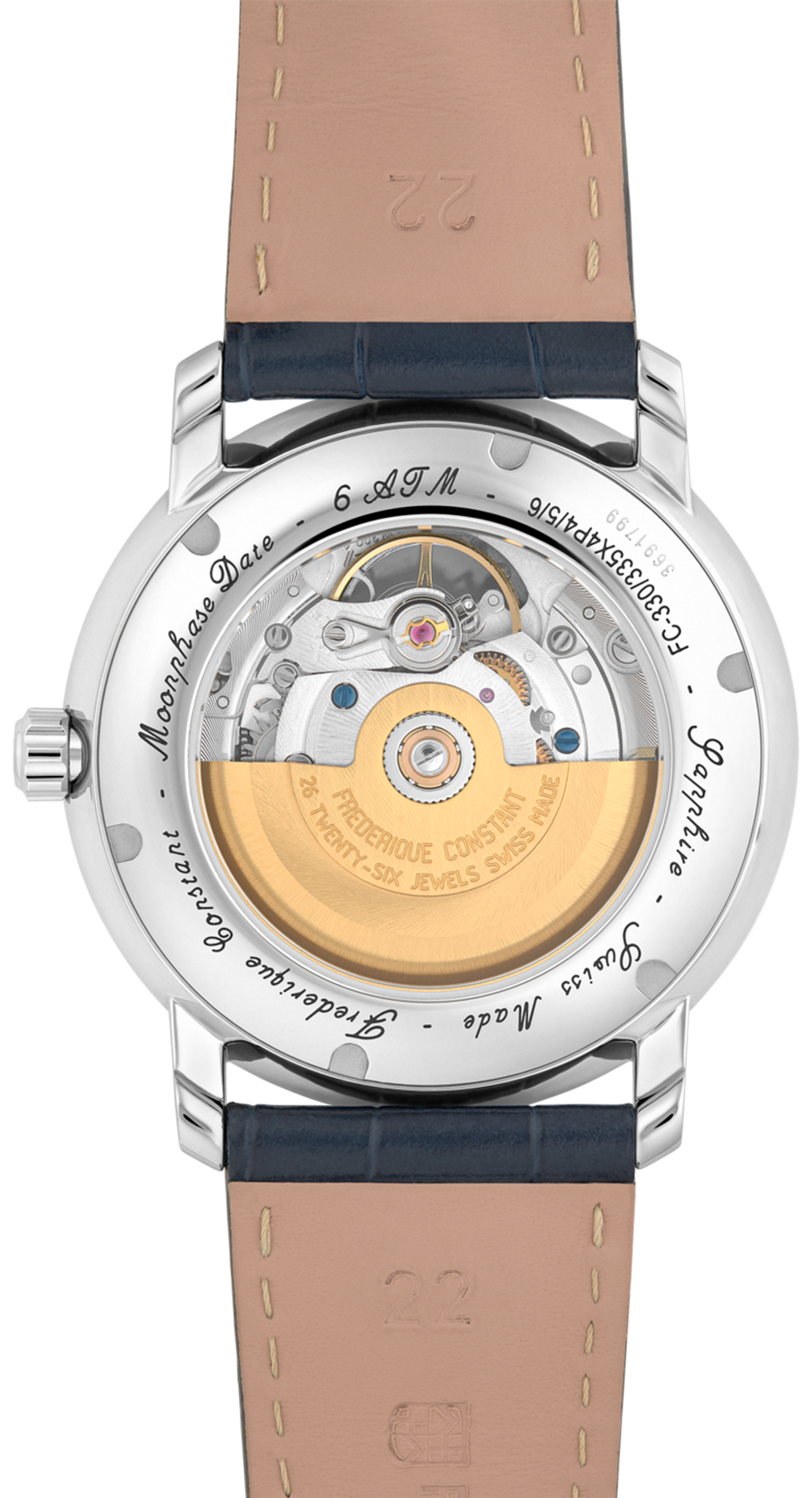 Frederique Constant Classics Heart Beat Moonphase Date - FC-335MCNW4P26, view 3
