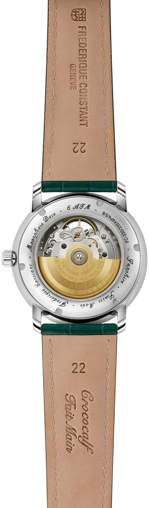Frederique Constant Classics Heart Beat Moonphase Date - FC-335MCGRW4P26, view 3