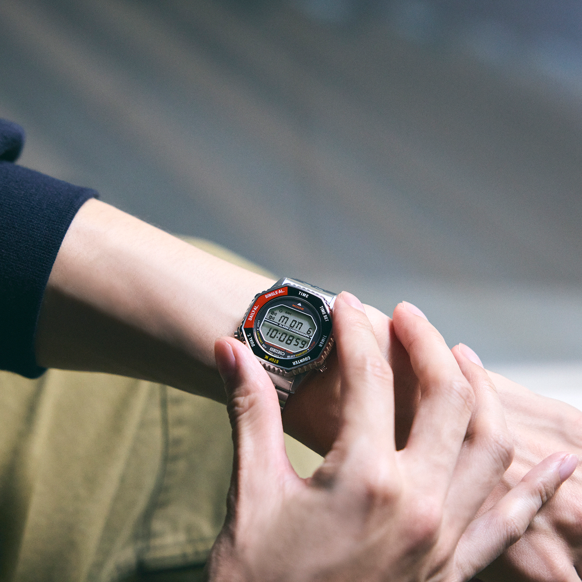 Seiko Essentials Digital Quartz "Rotocall" - SMGG19, view 4