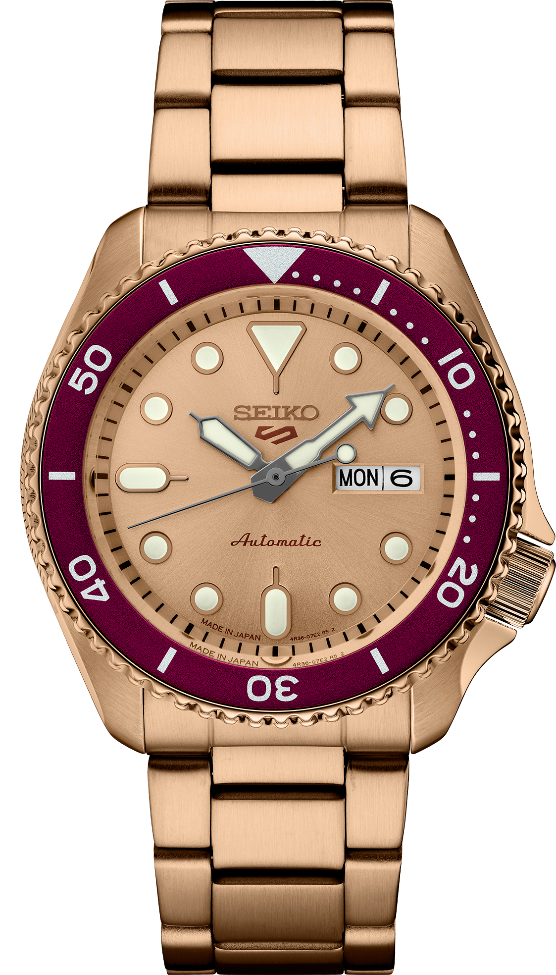 Campaña de personalización deportiva Seiko 5 Edición limitada