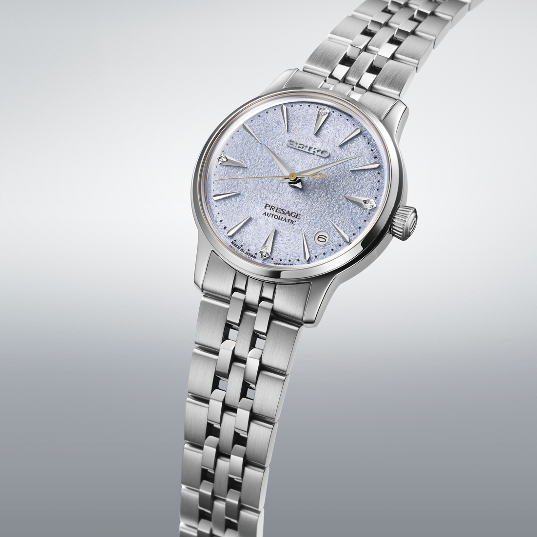 Women's Seiko Presage Cocktail Time "Frozen Skydiving" - SRPL61, view 4