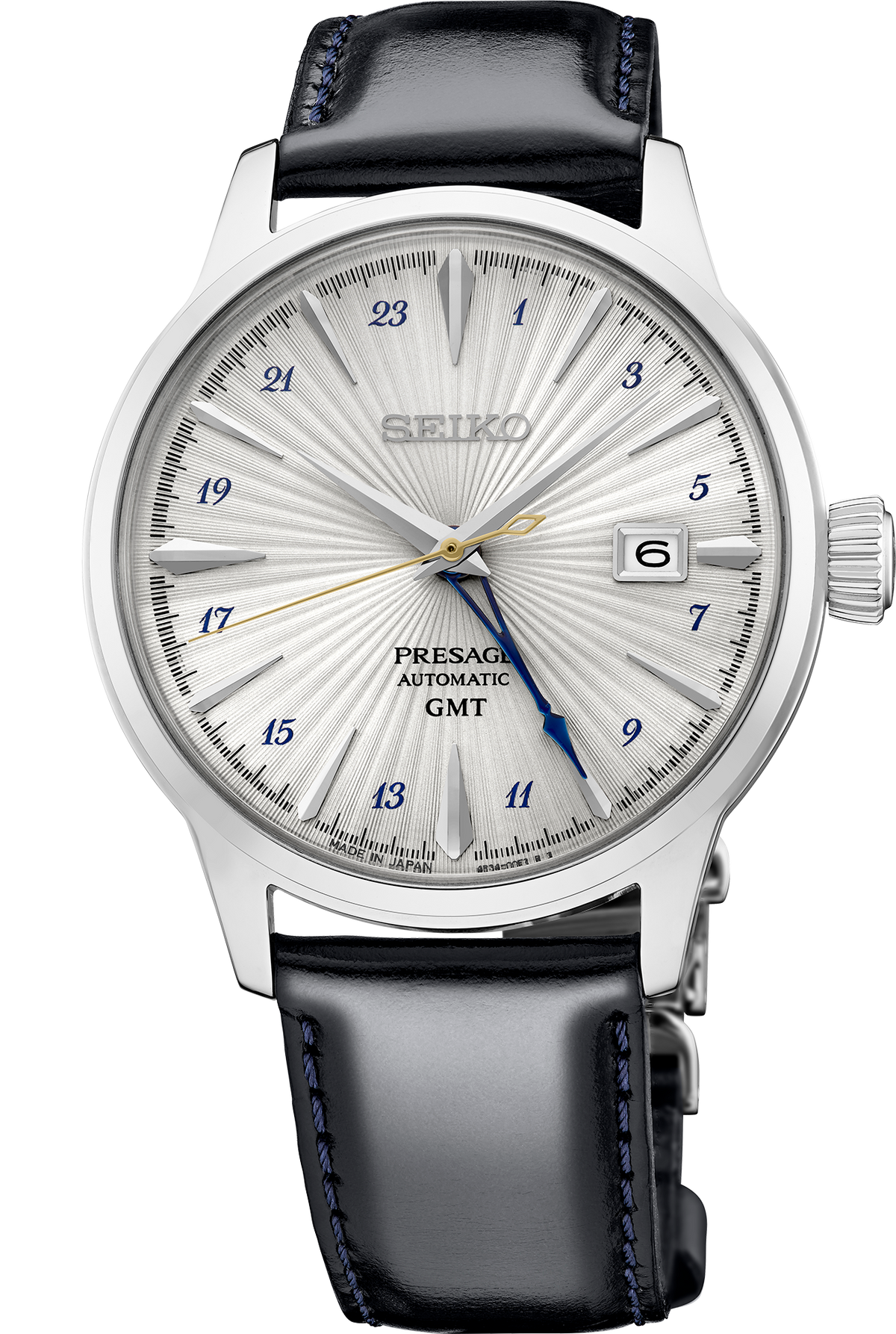Seiko Presage Cocktail Time GMT "Silver Bullet" - SSK049