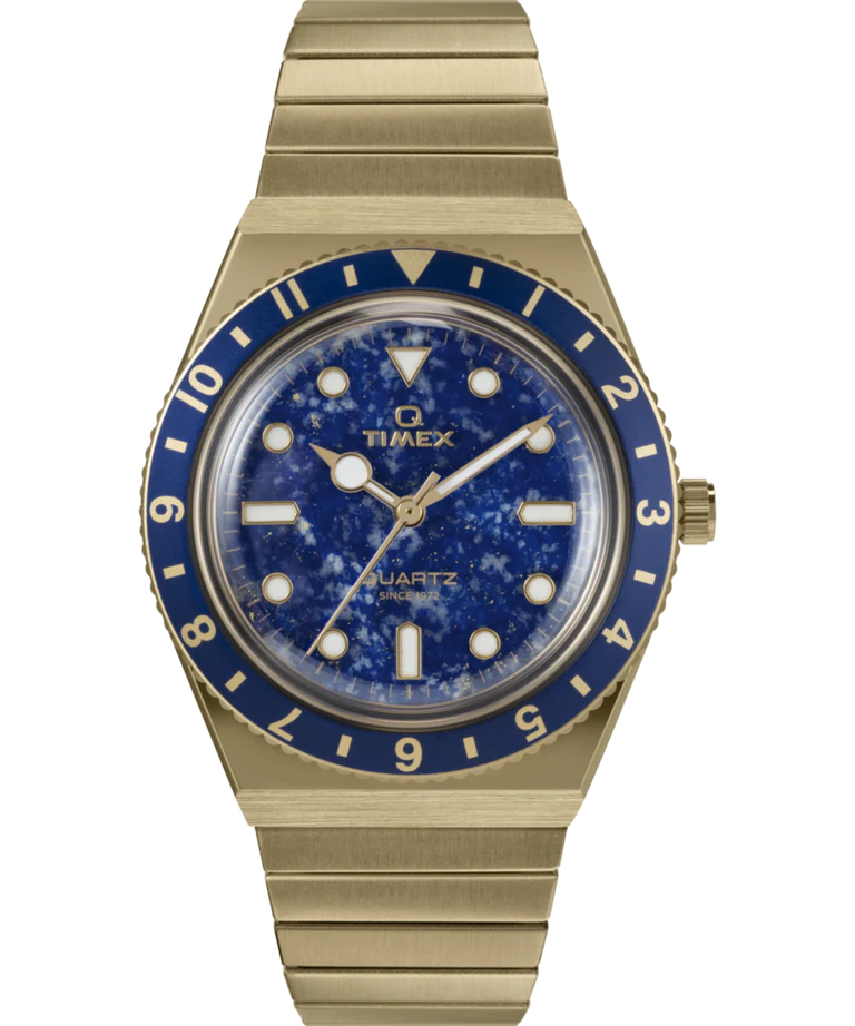 Q Timex Gold‑Tone Stainless Steel Expansion