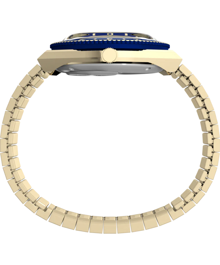 Q Timex Gold‑Tone Stainless Steel Expansion