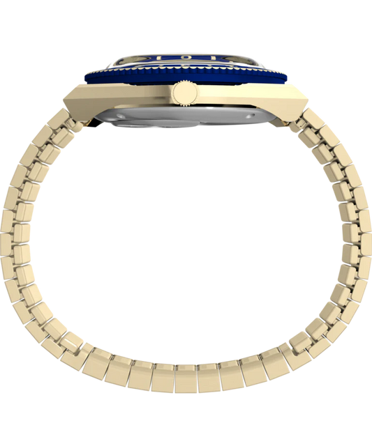 Q Timex Gold‑Tone Stainless Steel Expansion
