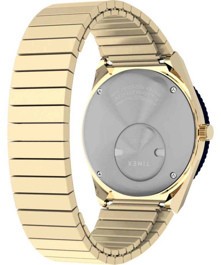 Q Timex Gold‑Tone Stainless Steel Expansion