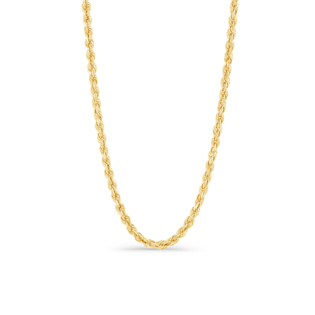 10K Gold Solid Rope Chain