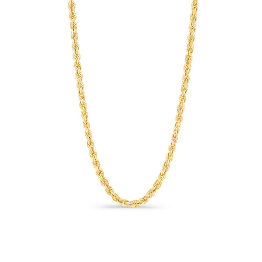 10K Gold Solid Rope Chain