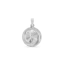 .925 Silver Double Sided Our Lady of Guadalupe and Crucifix Pendant [xs 1.6, s 3.3g, m 3.7g, L 4.9g, XL 9.3g, XXL 11.9g].