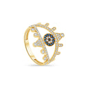 Evil Eye Mal De Ojo Ring 14k.