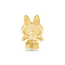 Full Gold Labubu Stud Earrings