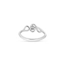 Intertwining Solitaire Ring