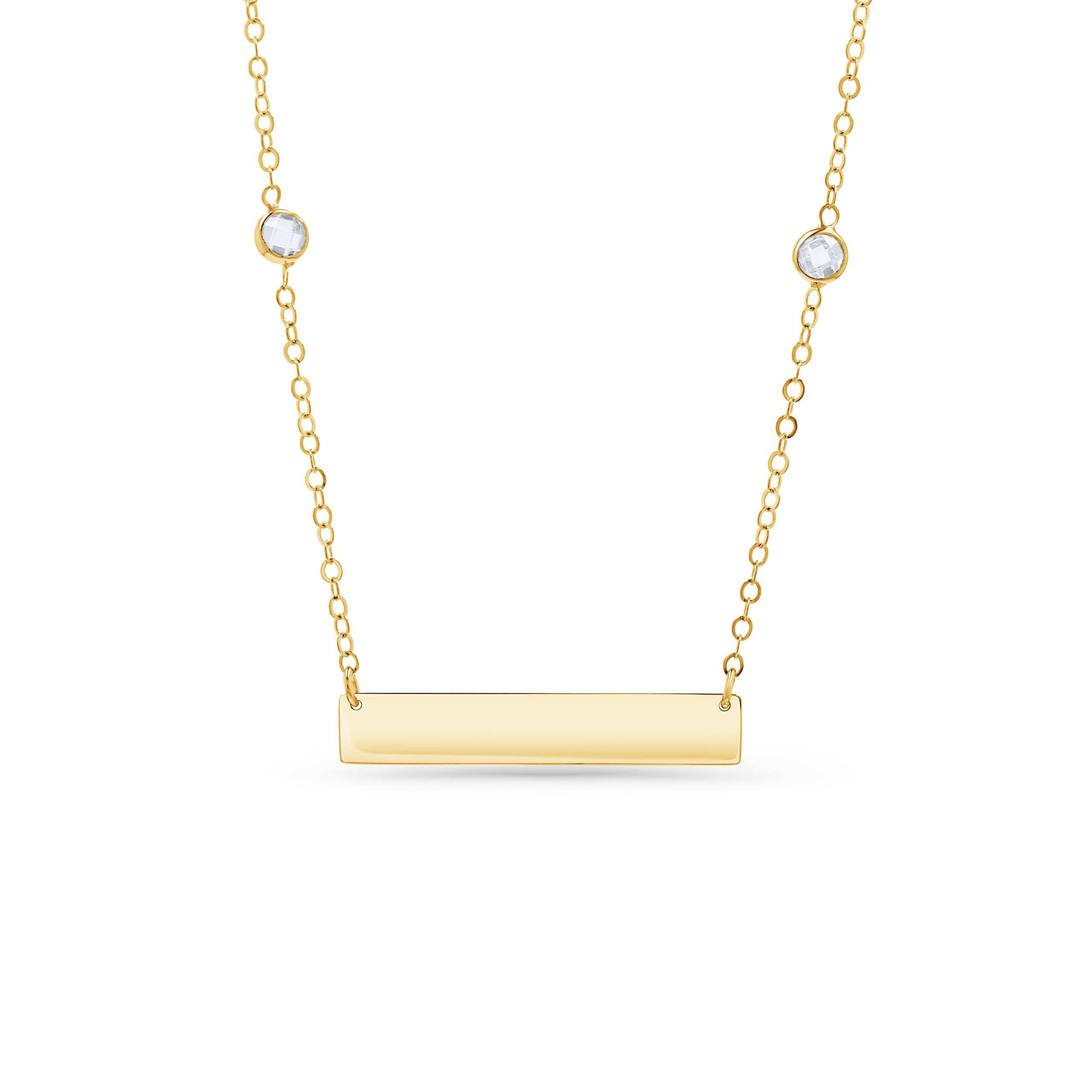 Signature Bar Choker Necklace 4.2g.
