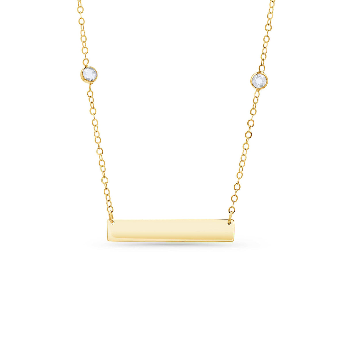 Signature Bar Choker Necklace 4.2g.