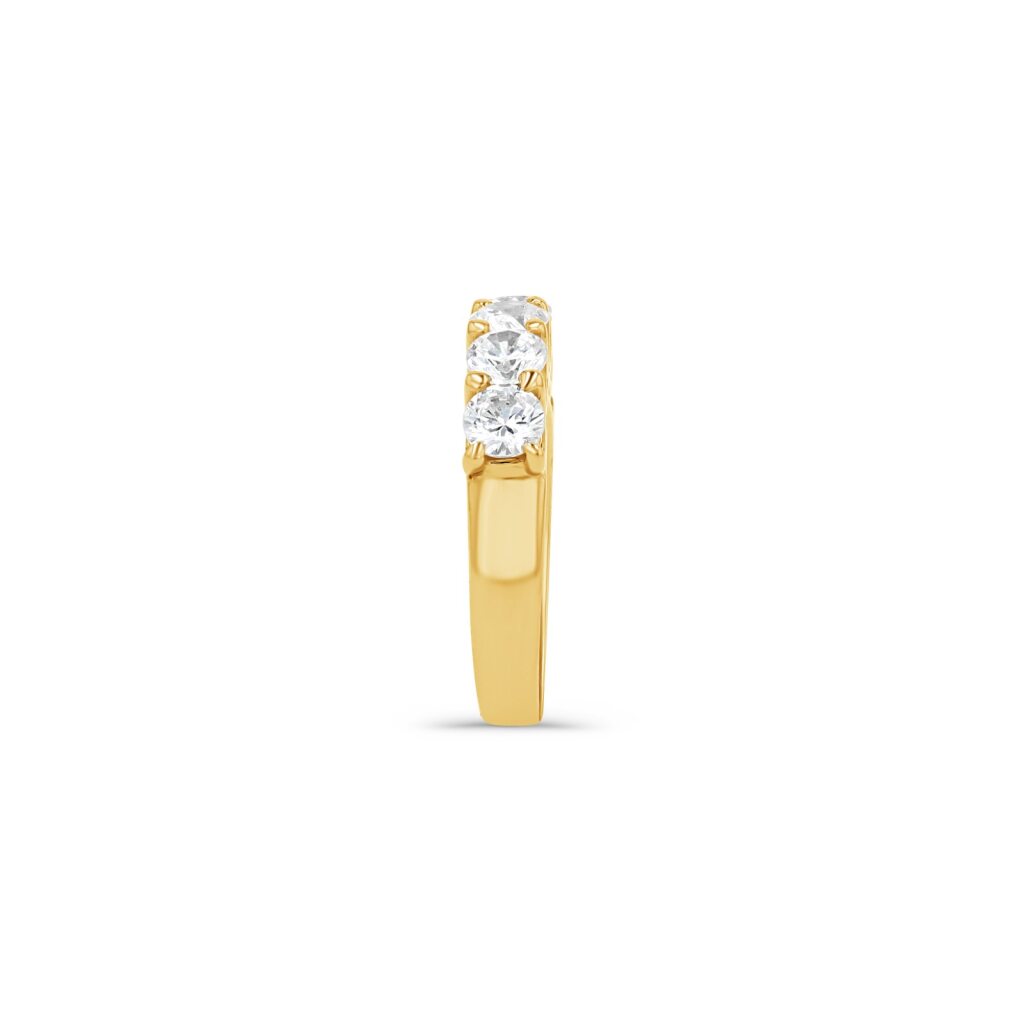 14K Gold Single Lane Cocktail Ring
