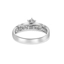 Antique Style Channel Engagement Ring