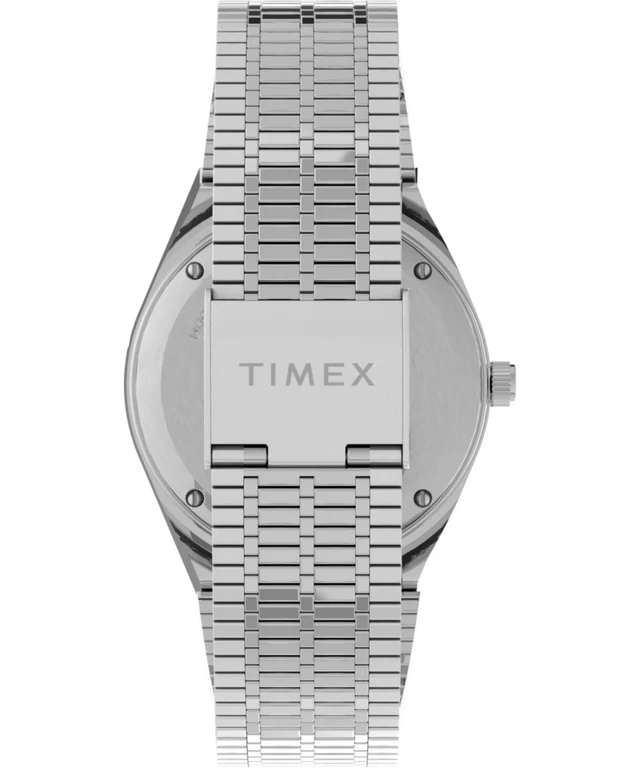Q Timex 36mm Stainless Steel Bracelet Watch