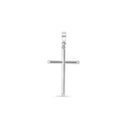 .925 Silver Thin Polished Cross Pendant [M-2.3g, L-2.7g].