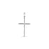 .925 Silver Thin Polished Cross Pendant [M-2.3g, L-2.7g].