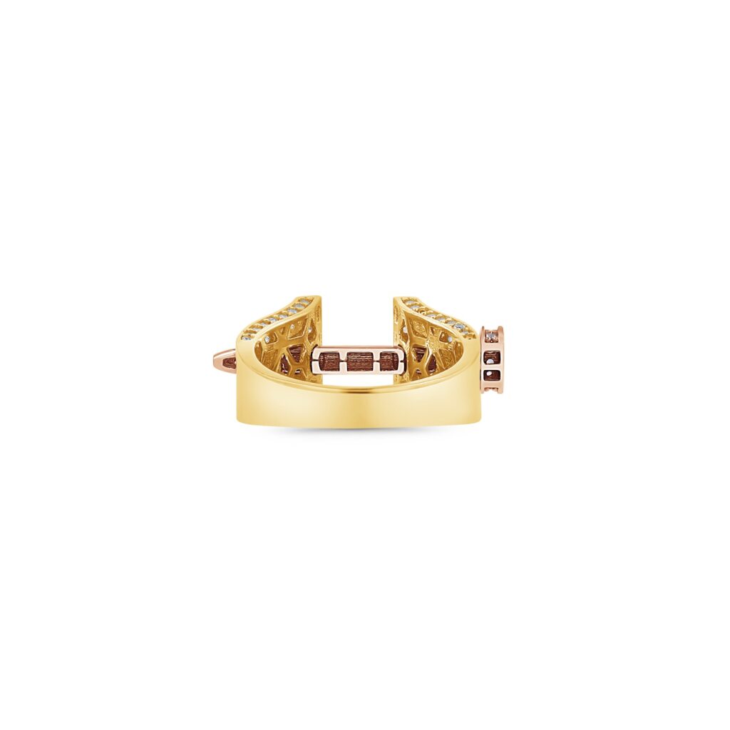 14K Gold Nail Piercing Ring