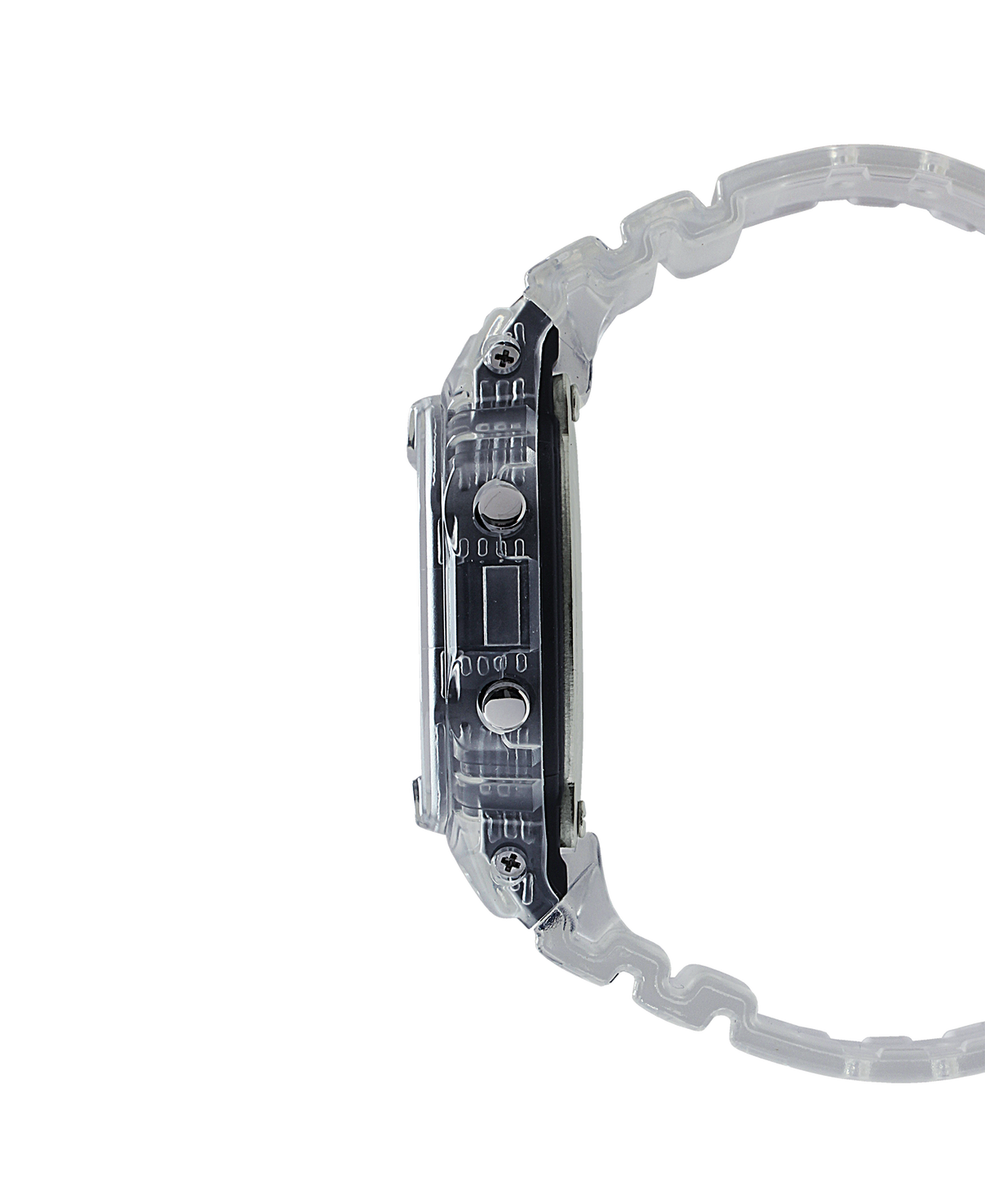 G-Shock Origin "Skeleton" Correa y bisel blancos transparentes