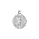 .925 Silver Double Sided Our Lady of Guadalupe and Crucifix Pendant [xs 1.6, s 3.3g, m 3.7g, L 4.9g, XL 9.3g, XXL 11.9g].