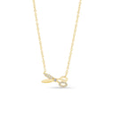 Pavé Scissors Choker Necklace 3.1g.