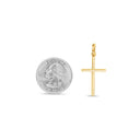 Simple Polished Cross Pendant