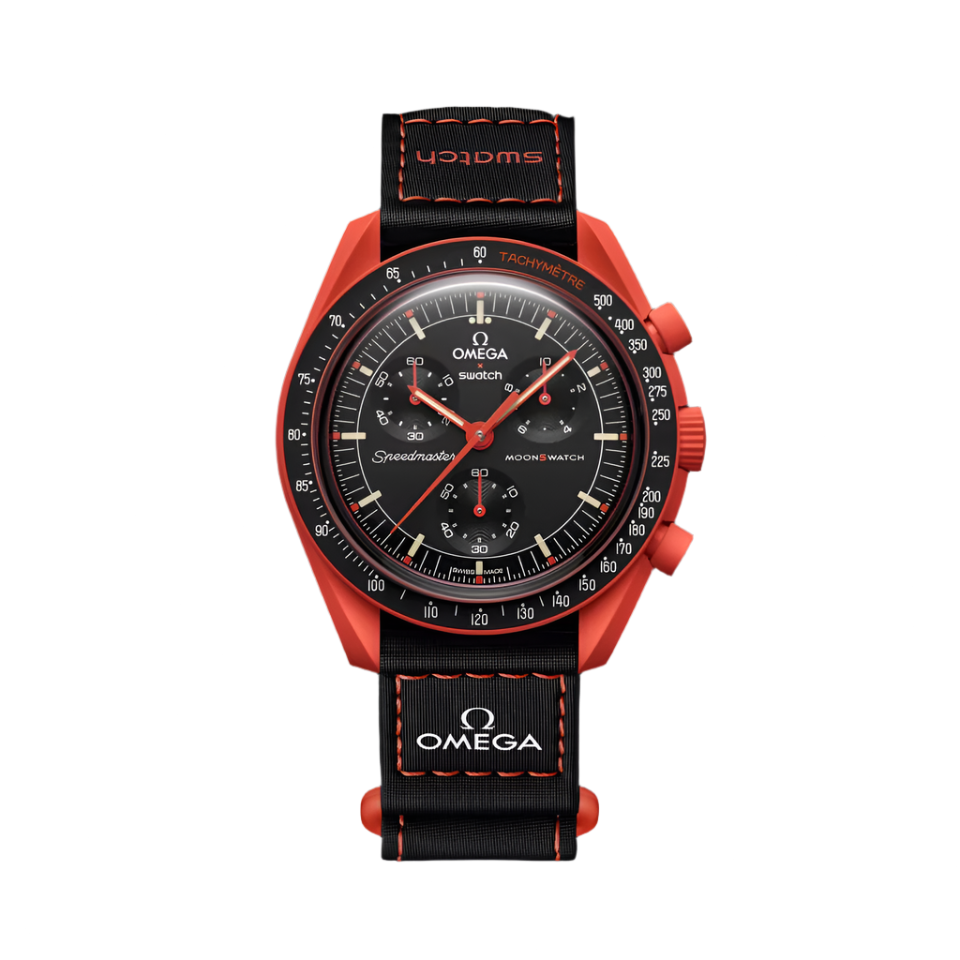 Swatch X Omega Misión en la Tierra Lava