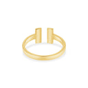 [price] Minimalist T Open Ring 14K.