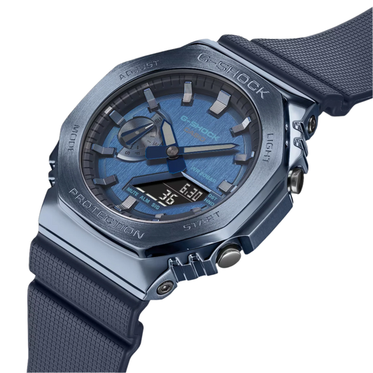 G-Shock G-Carbon Octo Slim con IP azul 