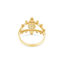 Evil Eye Mal De Ojo Ring 14k.